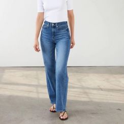 Loose Casual High Waist Straight Leg Stretchy Jeans