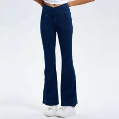 V Shape Flare Jeans With Pockets